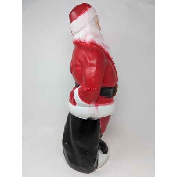 VTG 1969 Empire Santa Claus Lighted Blow Mold w/ Bell & Sack 19” ~ Made In USA - Picture 5 of 12